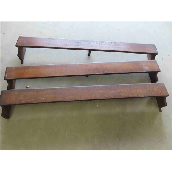 3 Wood Kneelers 5ft x 6'' 