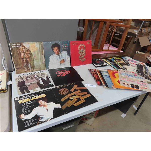 Collection of Albums: Lionel Richie, Toto, Tom Jones, 