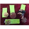 Image 3 : Canadian + American WW1 WW2 Civil War Medals, Pins, 