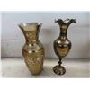 Image 2 : 2 Brass Vases, Pitcher