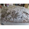 Image 1 : Area Rug 8ft x 10ft Shaggy Wool Beige/Browns