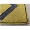 Image 3 : 2 Metal Street Signs : Stop & Turn Arrow 