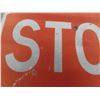 Image 7 : 2 Metal Street Signs : Stop & Turn Arrow 