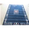 Image 2 : Area Rug 89'' x 63'' Blues/Pinks