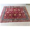 Image 2 : Area Rug 89'' x 64'' Reds/Blue/Beige 