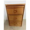 Image 1 : 3 Drawer Night Stand 23'' x 13'' x 14''