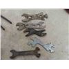 Image 2 : Vintage Tools: Pipe Wrench, Pulley, Oil Can Nozzle, Wrenches &
