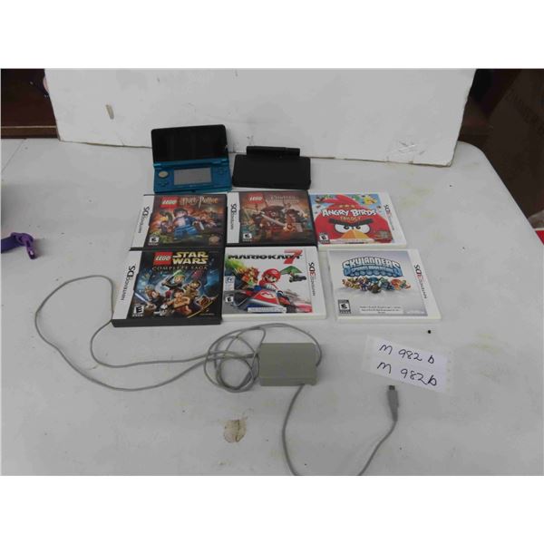 Nintendo 3DS with 6 Games 