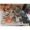 Image 1 : Stubby Beer Bottles, Trivot, Large Kettle, Flashlights & 