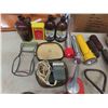 Image 2 : Stubby Beer Bottles, Trivot, Large Kettle, Flashlights & 