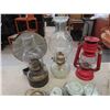 Image 1 : Oil Lamps, Sealer Jars, Kraft Wooden Cheese Box, Lantern & 