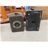 Image 6 : Vintage Cameras: Polaroid Swinger, Kodak, Ansco 