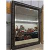 Image 3 : Vintage Bevelled Mirror 38'' x 29'' , Wood Frame 45'' x