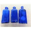 Image 2 : 6 Cobalt Blue Medicinal Bottles 