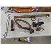 Image 1 : Antique Buggy Rim Holders, Cow Bells & More 
