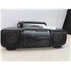 Image 1 : Sanyo Boom Box with CD, Cassette, Radio & Power Cord 
