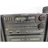 Image 3 : Sharp Boom Box with Double Cassette Player, CD + Radio. 