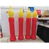 Image 1 : 4 Candle Blow Molds 39'' 3 Have No Lights 