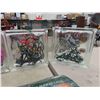 Image 4 : Christmas Light Up Bell , 4 Glass Blocks with Christmas