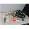 Image 1 : Tackle Box Filled with Lures, Pickeral Rigs, Line, Knife, Pliers 