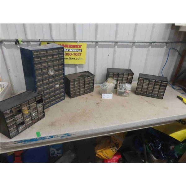 7 Organizers of Hardware, Parts Bins 