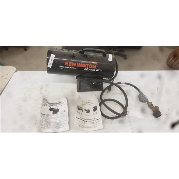 New Remington 60,000 BTU Propane Heater (1500 Square