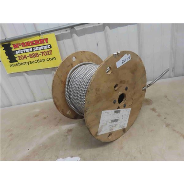 BX Wire on Wood Spool, About 3/4 Full. 