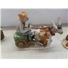 Image 2 : 4 Figure Ornaments 7'' + 8'' Tall (1) Norman Rockwell 