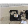 Image 5 : 2 Old Rotary Telephones (1) Wall Mount (1) Desk