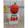 Image 2 : 2 Halloween Pumpkin Blow Molds 24'' Tall 
