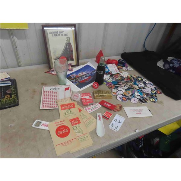 Coca Cola 1939, Pogs, Cards, Matches & More 