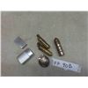 Image 1 : 4 Vintage Lighters (1) Bullet, Match Safe 