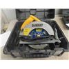 Image 2 : 2 Dewalt Power Tools with Case, Circular Saw, Reciprocating Saw