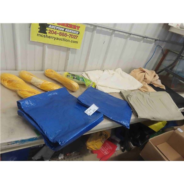 Rope, Tarp, Air Mattress Sheet, Air Mattress, Storage