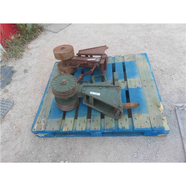 2 Heavy Duty Dolly Wheels 