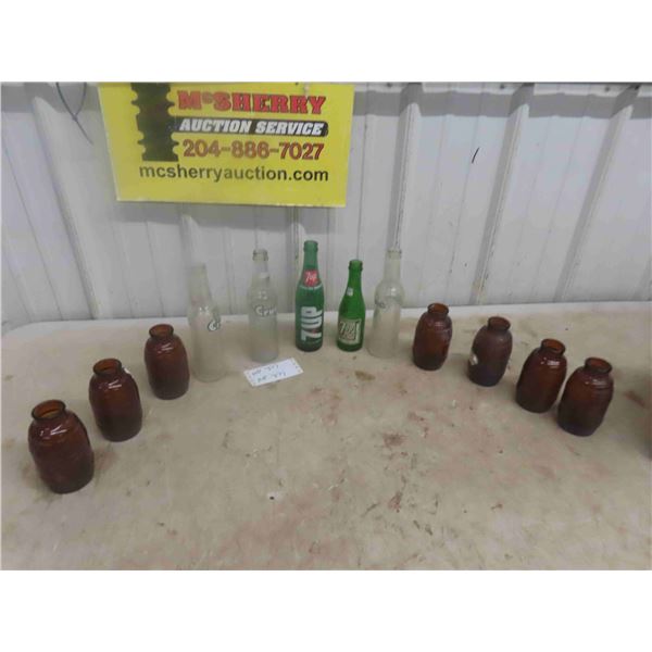 Old Pop Bottles, Beer Bottles 