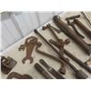 Image 4 : Old Wrenches, Air Pump, Wagon Wrench, Clevis, Files &