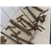 Image 5 : Old Wrenches, Air Pump, Wagon Wrench, Clevis, Files &