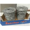 Image 2 : 2 New Rolls of Barb Wire 14 Gauge 