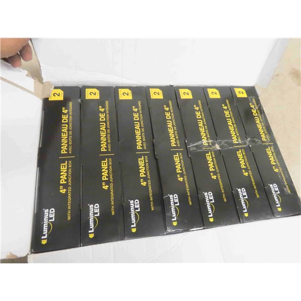 (7) 2 Pack Luminus LED 4'' Slim Panel , 14 in Total. 