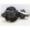 Image 2 : 2 Stuffed Creature Comforts Biker Gorilla 10'' Tall in