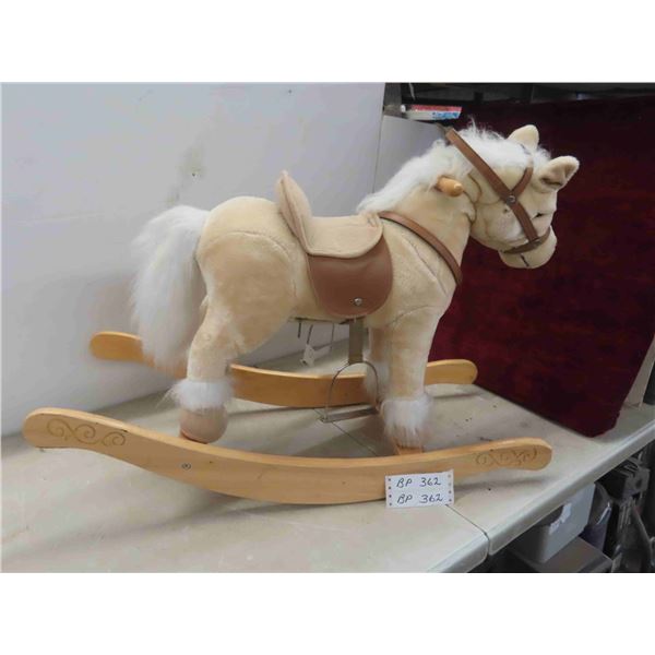 Rocking Horse with Saddle 21'' x 31'' x 13'' Needs Batteries
