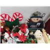 Image 2 : Christmas Décor: Lights, Santa Stuffys, Bows, Ornaments &
