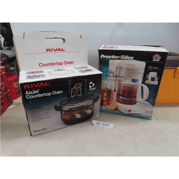 Rival Countertop Oven No Power Cord, Proctor Silex Ice Tea/