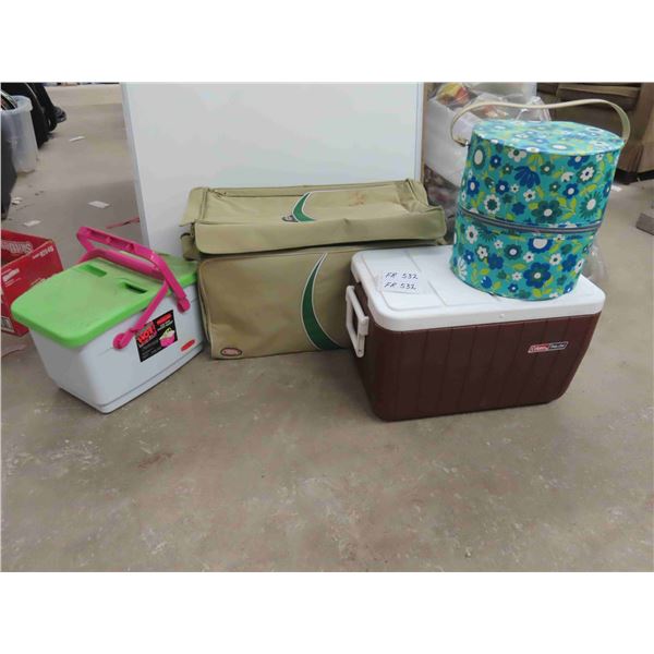 Coolers: Coleman Thermos, Rubbermaid Picnic Basket & More 