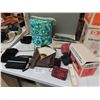 Image 1 : Purses, Evening Bags, Hat Box, Fur Like Collars, Travel Iron, 