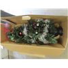 Image 1 : Decorated Christmas Tree in a Pot 46'' H , Christmas Light Up 