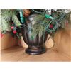 Image 2 : Decorated Christmas Tree in a Pot 46'' H , Christmas Light Up 