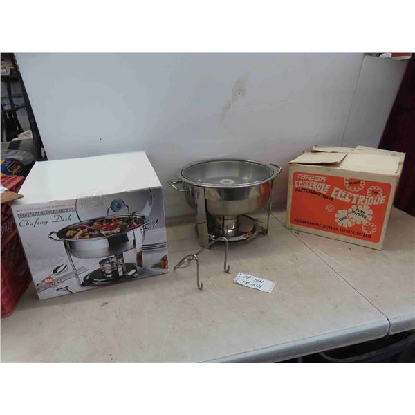 Automatic Electric Casserole Cooker, 5 Quart Chafing Dish