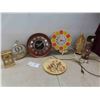 Image 1 : 2 Electric Wall Clocks, Bulova Clock with Temperature & More